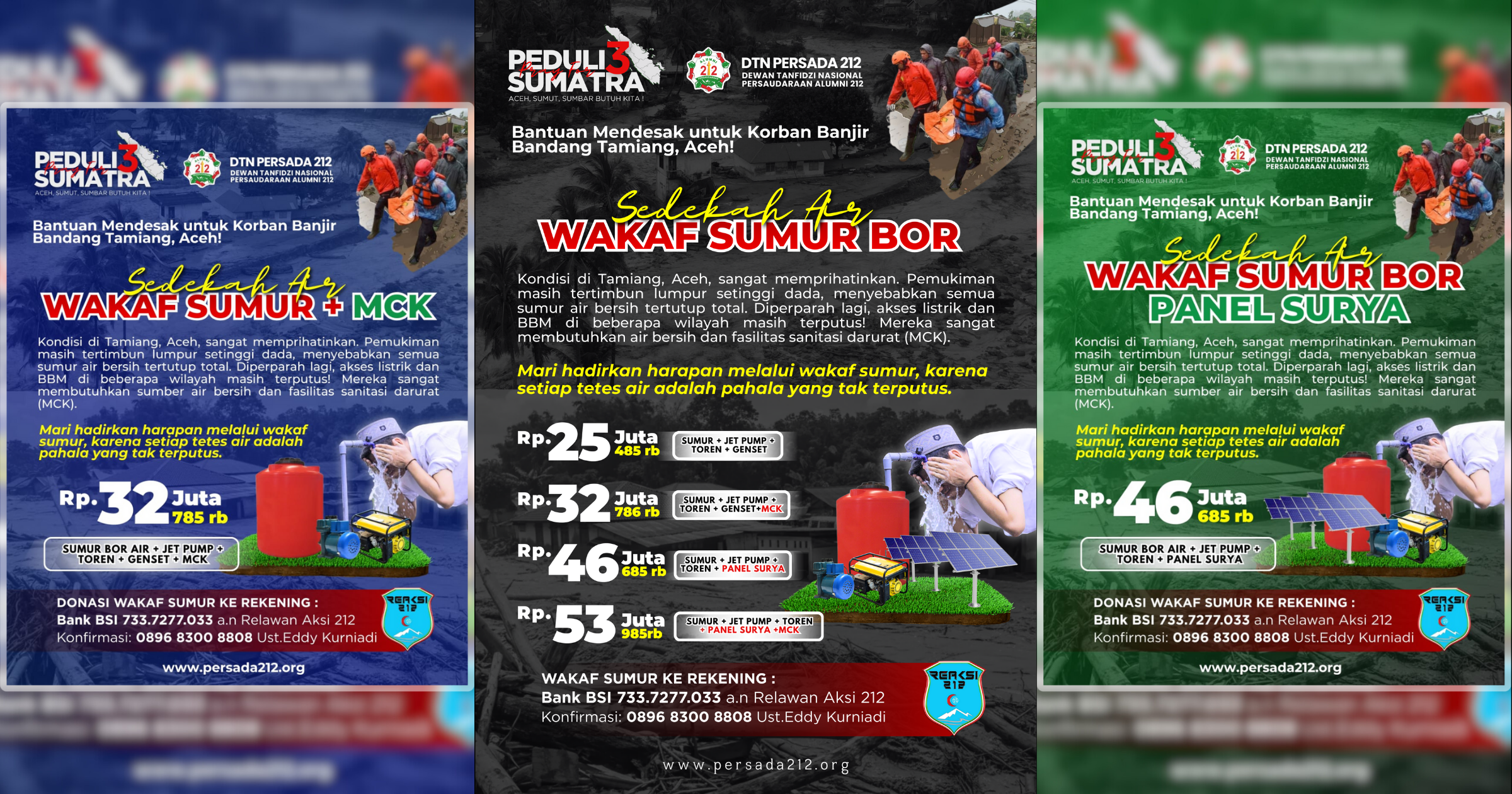 Ayo Wakaf Sumur di Aceh, Sumut & Sumbar