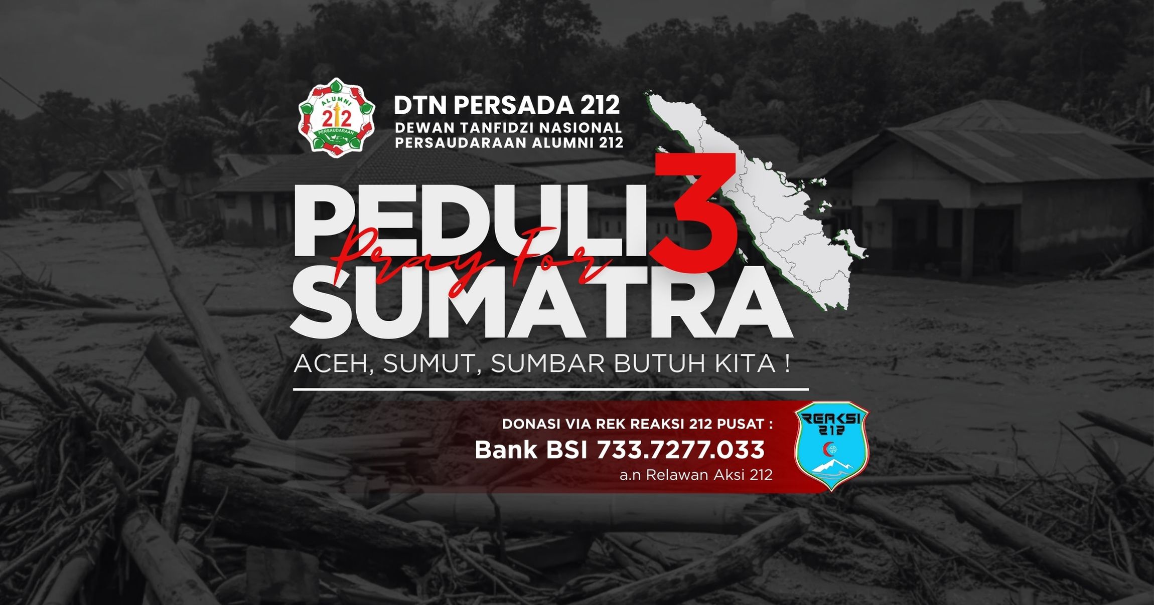 Persada 212 Peduli Bencana Sumatra