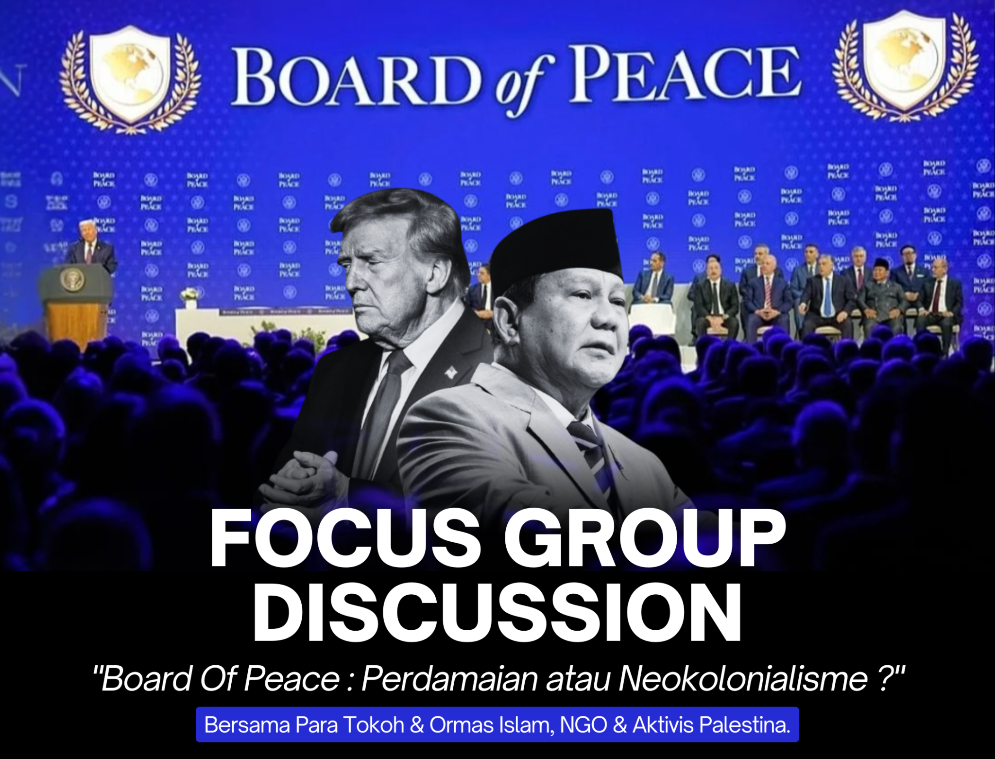 Persada 212 & Pecinta Al Aqsha Gelar FGD; Tolak Board Of Peace Besutan Trump.